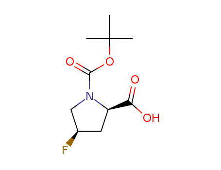 1,2-Pyrrolidinedicarboxylic acid, 4-fluoro-, 1-(1,1-dimethylethyl) ester, (2R,4R)-