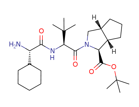 tert-Butyl 2-(2-(2-amino-2-cyclohexylacetamido)-3,3-dimethylbutanoyl)octahydrocyclopenta[c]pyrrole-1-carboxylate