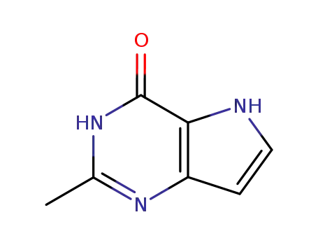 4H-Pyrrolo[3,2-d]pyrimidin-4-one, 1,5-dihydro-2-methyl- (9CI)