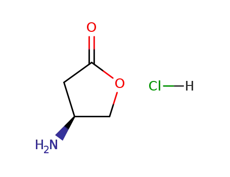 Molecular Structure of 117752-82-6 ((S)-3-Amino-gamma-butyrolactone hydrochloride)