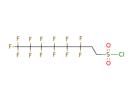 Molecular Structure of 27619-89-2 (3,3,4,4,5,5,6,6,7,7,8,8,8-tridecafluorooctanesulphonyl chloride)