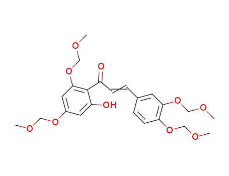 3-(3,4-bis(methoxymethoxy)phenyl)-1-(2-hydroxy-4,6-bis(methoxymethoxy)phenyl)prop-2-en-1-one