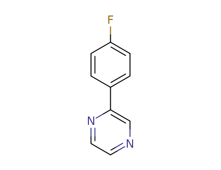 Molecular Structure of 939975-25-4 (2-(4-Fluoro-phenyl)-pyrazine)