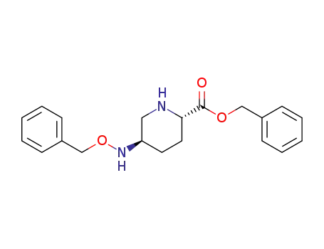 Molecular Structure of 1171080-44-6 ((2S,5R)-benzyl 5-(benzyloxyamino)piperidine-2-carboxylate)
