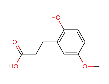 2-hydroxy-5-methoxybenzenepropanoic acid