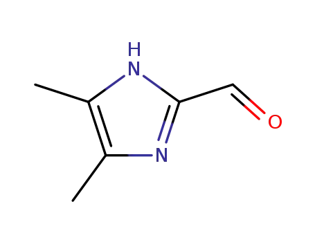 Molecular Structure of 118474-44-5 (4,5-Dimethyl-1H-imidazole-2-carboxaldehyde)