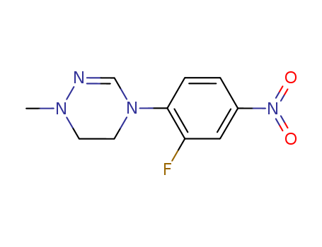 4-(2-fluoro-4-nitrophenyl)-1-methyl-1,4,5,6-tetrahydro-1,2,4-triazine
