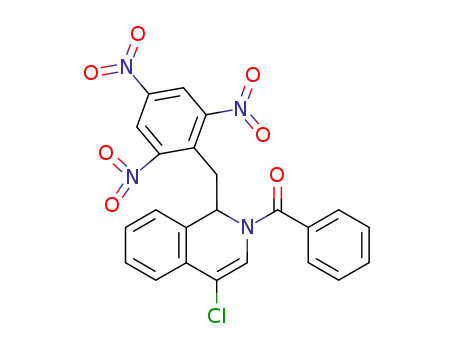 N-benzoyl-4-chloro-1-(2',4',6'-trinitrobenzyl)-1,2-dihydroisoquinoline