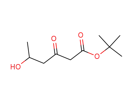 Molecular Structure of 97037-72-4 (Hexanoic acid, 5-hydroxy-3-oxo-, 1,1-dimethylethyl ester)