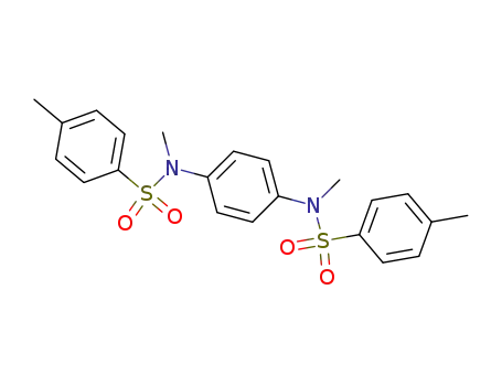 Molecular Structure of 56077-38-4 (N,4-dimethyl-N-[4-[methyl-(4-methylphenyl)sulfonyl-amino]phenyl]benzenesulfonamide)