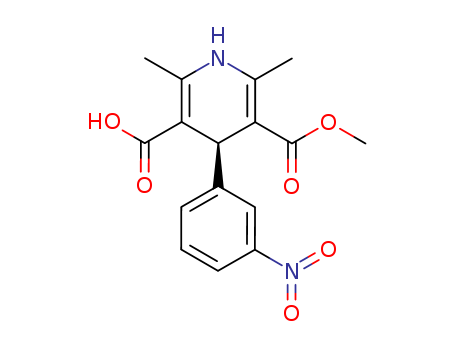 (S)-(+)-1,4-Dihydro-2,6-dimethyl-4-(3-nitrophenyl)-3,5-pyridinedicarboxylic Acid Monomethyl Ester