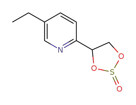 Pyridine, 5-ethyl-2-(2-oxido-1,3,2-dioxathiolan-4-yl)- (9CI)