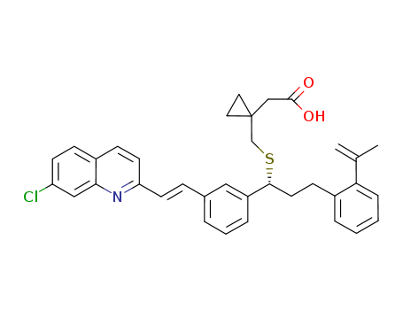 (R,E)-2-(1-(((1-(3-(2-(7-chloroquinolin-2-yl)vinyl)phenyl) -3-(2-(prop-1-en-2-yl)phenyl)propyl)thio)methyl) cyclopropyl)acetic acid CAS No.918972-54-0