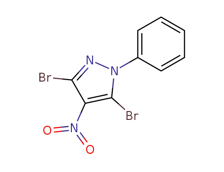 1H-Pyrazole, 3,5-dibromo-4-nitro-1-phenyl-