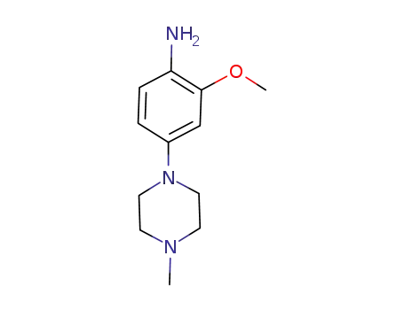 Molecular Structure of 122833-04-9 (1-(4-AMINO-3-METHOXYPHENYL)-4-METHYLPIPERAZINE)