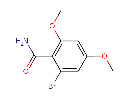 Molecular Structure of 62827-46-7 (Benzamide, 2-bromo-4,6-dimethoxy-)