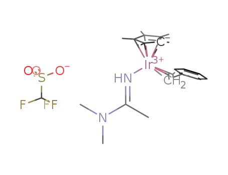 [Cp*Ir(η3-CH2CHCHPh)(NH=C(NMe2)Me)]OTf