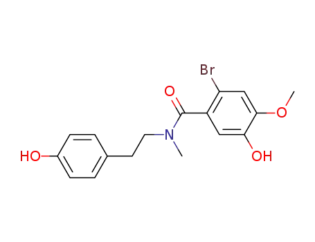 2-BroMo-5-하이드록시-N-(4-하이드록시페네틸)-4-메톡시-N-메틸벤자미드