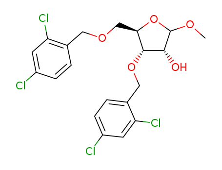 Methyl3,5-di-O-(2,4-dichlorobenzyl)-D-ribofuranoside