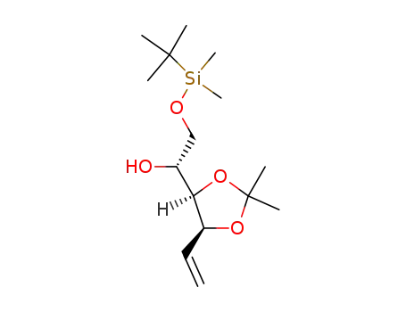 (1R,4'R,5'S)-(-)-1-(2',2'-dimethyl-5'-vinyl-1',3'-dioxolan-4'-yl)-2-(tert-butyldimethylsilyloxy)-1(R)-ethan-1-ol