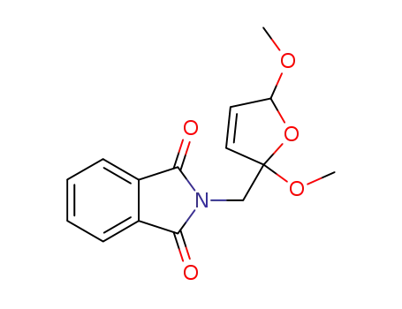 Molecular Structure of 16493-28-0 (1H-Isoindole-1,3(2H)-dione,
2-[(2,5-dihydro-2,5-dimethoxy-2-furanyl)methyl]-)