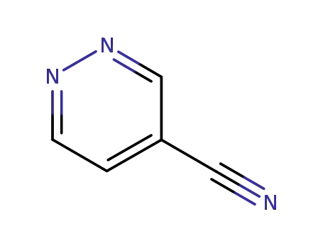 Molecular Structure of 68776-62-5 (4-Cyanopyridazine)