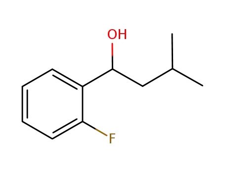 3-methyl-1-(2-fluorophenyl)butan-1-ol