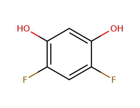 Molecular Structure of 205758-43-6 (1,3-Benzenediol,4,6-difluoro-(9CI))