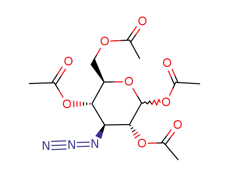 1,2,4,6-Tetra-O-acetyl-3-azido-3-deoxy-α/β-gluco-hexopyranose