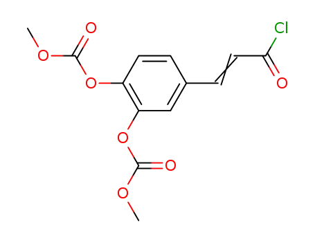 3,4-O-dimethoxycarbonyl caffeic acid chloride