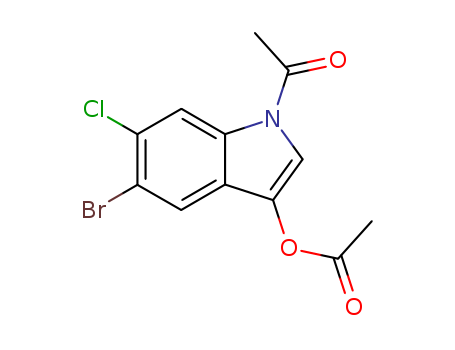 1-Acetyl-5-broMo-6-chloro-1H-indol-3-yl acetate