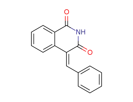 Molecular Structure of 60813-44-7 (4-phenylmethylene-1,2,3,4-tetrahydroisoquinoline-1,3-dione)