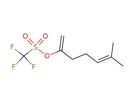Trifluoro-methanesulfonic acid 5-methyl-1-methylene-hex-4-enyl ester