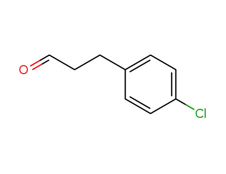 Molecular Structure of 75677-02-0 (3-(4-CHLORO-PHENYL)-PROPIONALDEHYDE)