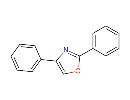 Molecular Structure of 838-41-5 (2,4-DIPHENYLOXAZOLE)