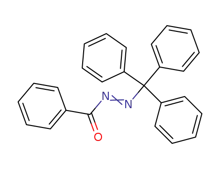 Molecular Structure of 54040-66-3 (benzoyl-trityl-diazene)