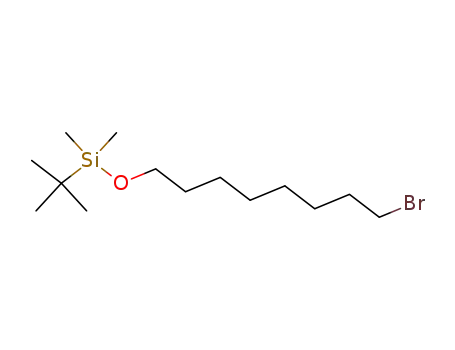Molecular Structure of 96045-13-5 (Silane, [(8-bromooctyl)oxy](1,1-dimethylethyl)dimethyl-)