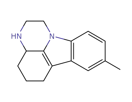 Molecular Structure of 60762-57-4 (2,3,3A,4,5,6-HEXAHYDRO-8-METHYL-1H-PYRAZINO[3,2,1-J,K]CARBAZOLE MESYLATE)