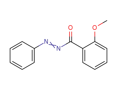 Molecular Structure of 121877-00-7 (1-(o-methoxyphenyl)-3-phenyl-2,3-diazaprop-2-en-1-one)