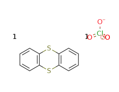 Molecular Structure of 35787-71-4 (thianthrene cation radical perchlorate)