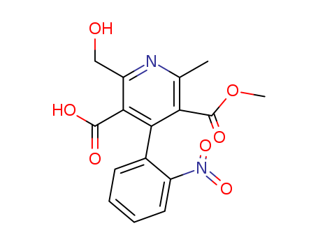 3,5-Pyridinedicarboxylicacid, 2-(hydroxymethyl)-6-methyl-4-(2-nitrophenyl)-, 5-methyl ester