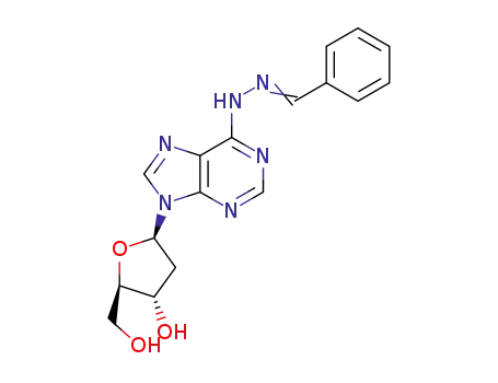 N<sub>6</sub>-[benzaldehyde hydrazone]-2'-deoxyadenosine