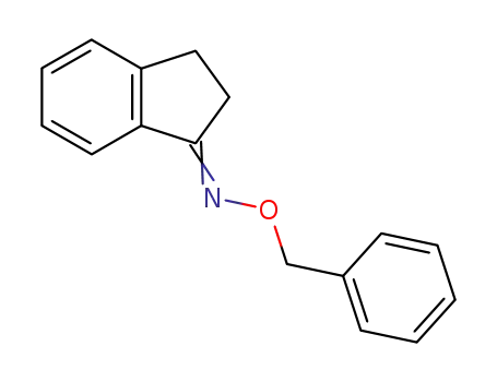 1H-Inden-1-one, 2,3-dihydro-, O-(phenylmethyl)oxime