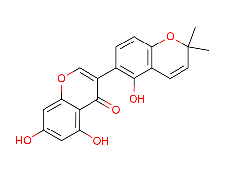4H-1-Benzopyran-4-one,5,7-dihydroxy-3- (5-hydroxy-2,2-dimethyl-2H-1-benzopyran- 6-yl)-