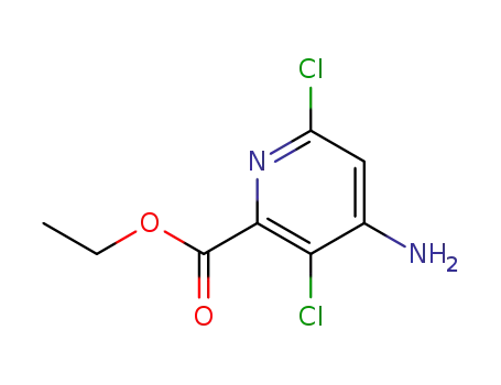 Molecular Structure of 350601-41-1 (ethyl 4-aMino-3,6-dichloropicolinate)