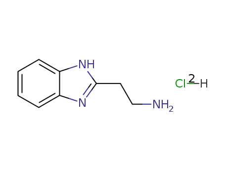 Molecular Structure of 4499-07-4 (1H-BENZIMIDAZOLE-2-ETHANAMINE DIHYDROCHLORIDE, 97)