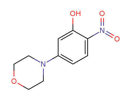 Molecular Structure of 175135-19-0 (5-MORPHOLINO-2-NITROPHENOL)