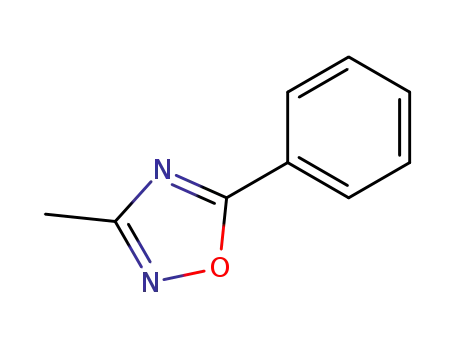 Molecular Structure of 1199-00-4 (3-METHYL-5-PHENYL-1,2,4-OXADIAZOLE)