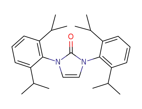 Molecular Structure of 1060651-05-9 (1,3-bis[2,6-di(propan-2-yl)phenyl]-1,3-dihydro-2H-imidazol-2-one)
