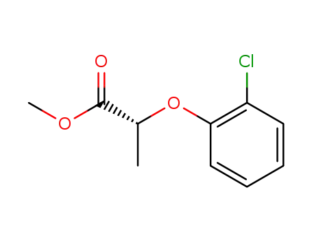 Molecular Structure of 140146-13-0 (Propanoic acid, 2-(2-chlorophenoxy)-, methyl ester, (R)-)